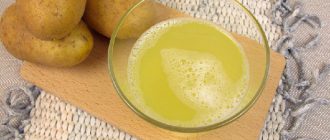 Сок картофеля при гастрите